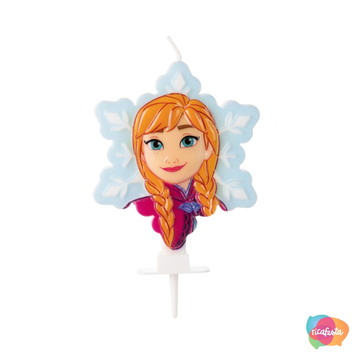 Vela Frozen Anna Vela Frozen Anna Rica Festas