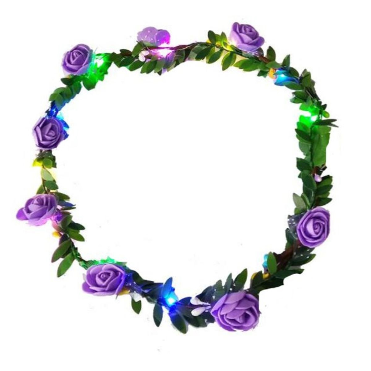 TIARA DE FLORES EM TECIDO TIARA DE FLORES EM TECIDO RICA FESTAS