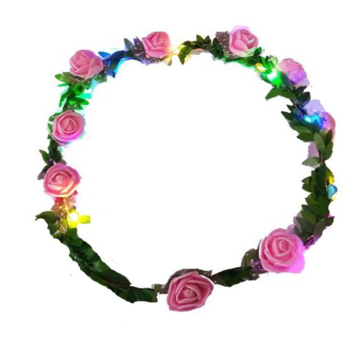 TIARA DE FLORES EM TECIDO TIARA DE FLORES EM TECIDO RICA FESTAS