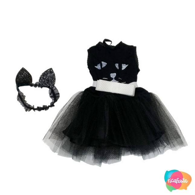 ROUPA P/BONECA BLACK KITTEN MOD.AMERICAN GIRL - ROUPA PARA BONECA