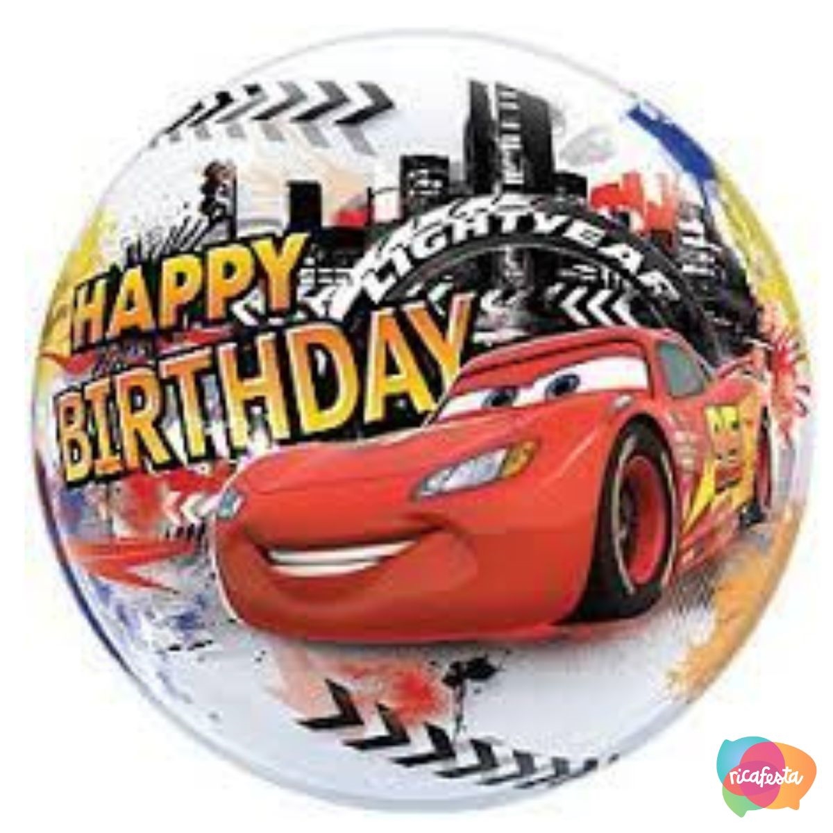 Disney mcqueen lightning carros bolo topper carrinho crianças festa de  aniversário decoração carro corrida tema do