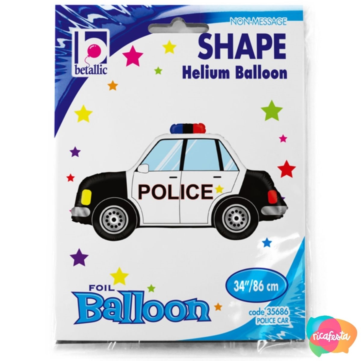 Balão Carro Policia 86cm