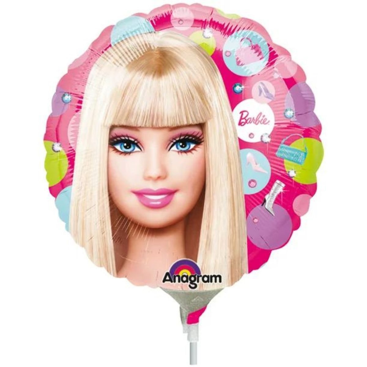 Balão barbie festiva 35CM na vareta em Promoção na Americanas