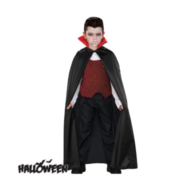 Fantasia De Vampiro Infantil Halloween Carnaval Festa