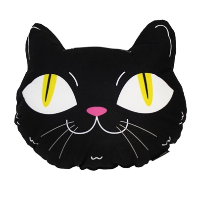 Compre 8cm kawaii gato preto travesseiro boneca de pelúcia