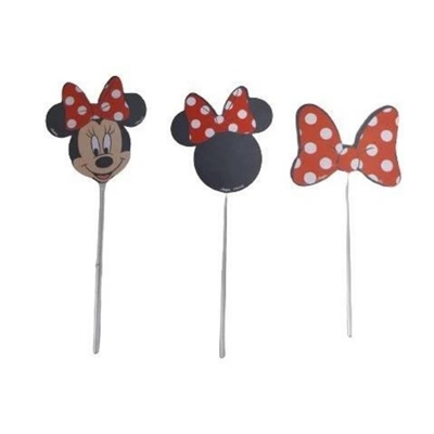 DECORAÇÃO DE BOLO MICKEY CORES C/04 - TOPO DE BOLO MICKEY CORES - RICA  FESTAS